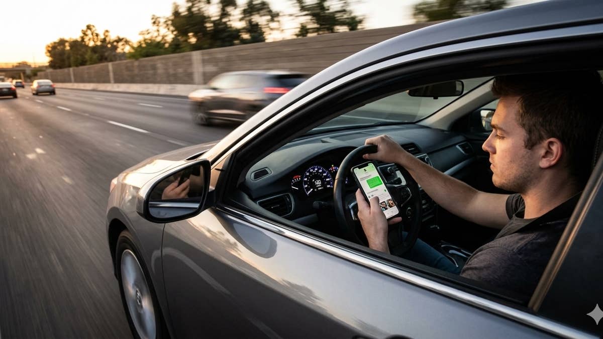 Estudo descobre que os motoristas usam mais seus telefones à medida que a velocidade aumenta, e não menos