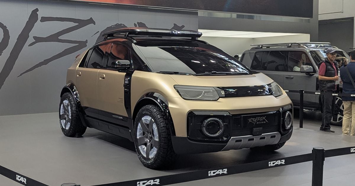 O iCaur Robox da China é um conceito off-roader futurista, mas com uma escrita estranha