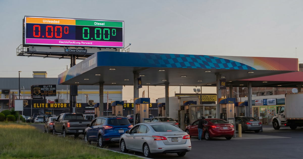 A nova campanha publicitária do grupo EV parece ter sido projetada para irritar os proprietários de veículos ICE
