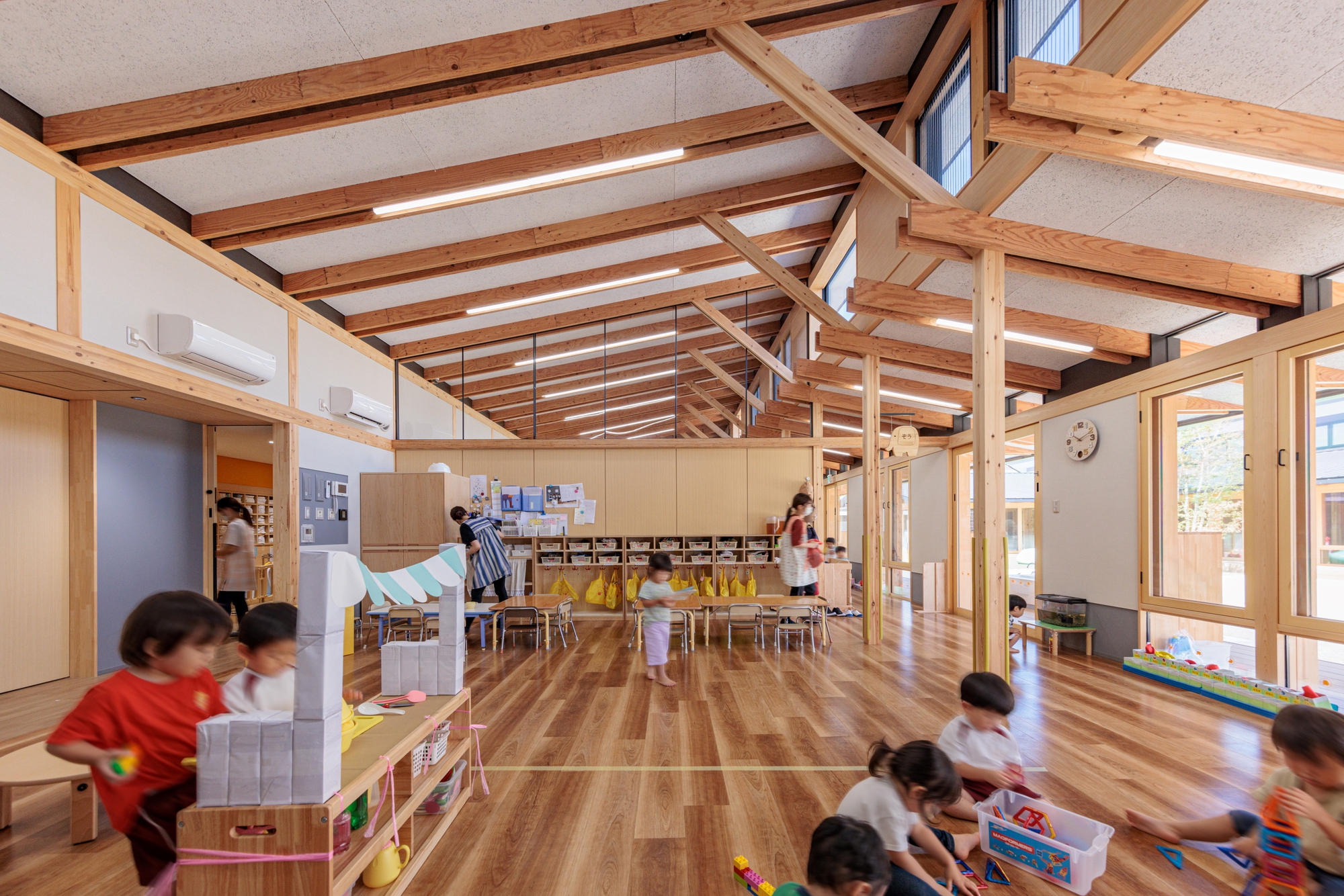 Escola Infantil Miwa do Hospital Central Kurashiki / Nikken Sekkei