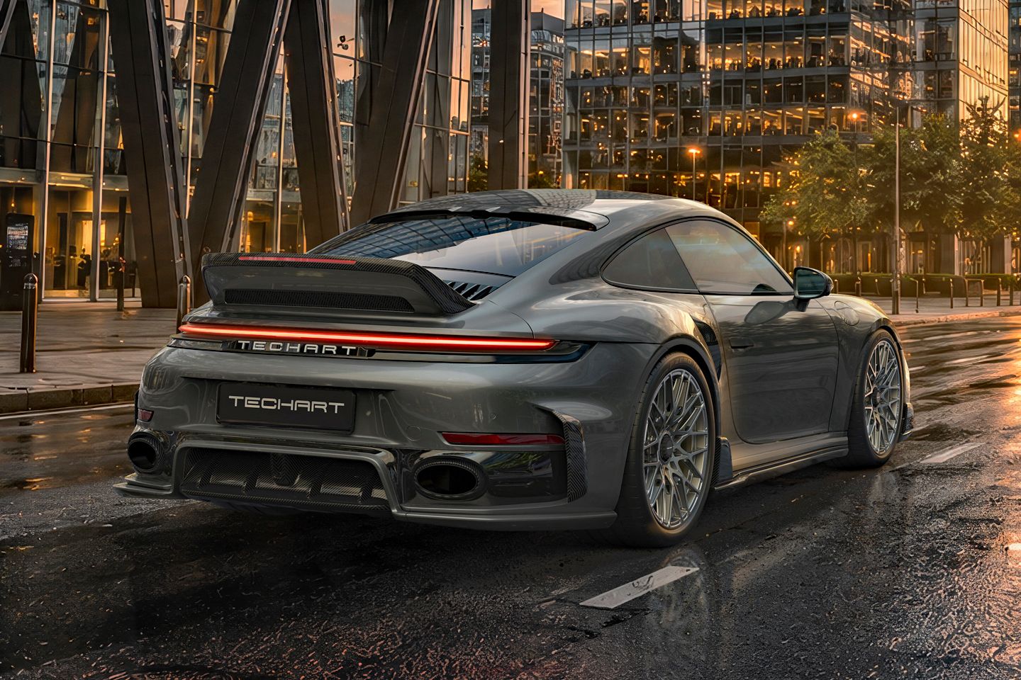 Novo Techart 911 Turbo S possui mais de 800cv