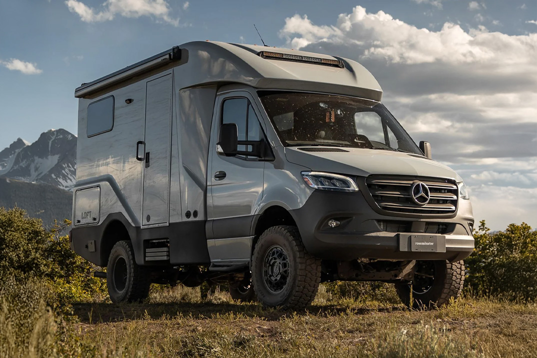Rossmönster’s Loft é o primeiro campista 4×4 Sprinter moldado da América