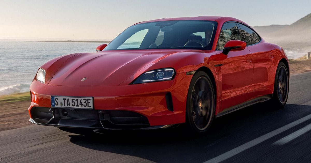A atualização 2027 do Porsche Taycan inclui mudanças de marcha falsas