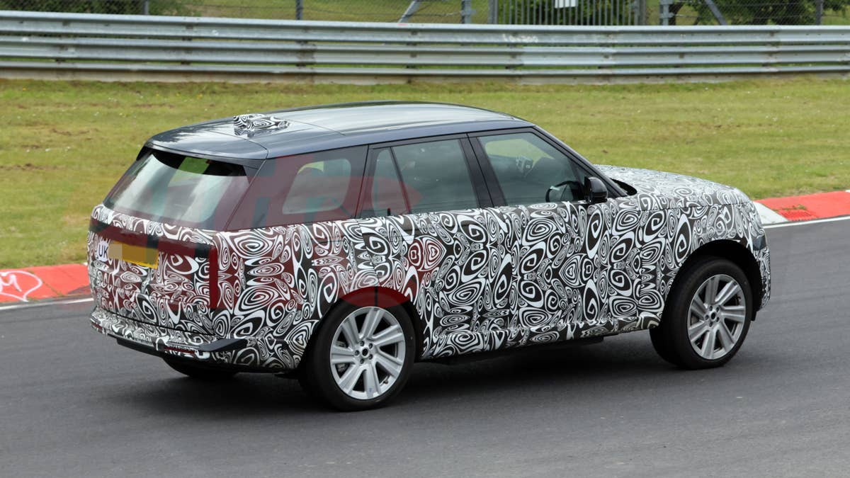 O Range Rover 2027 parece pesado nas fotos de espionagem de Nürburgring
