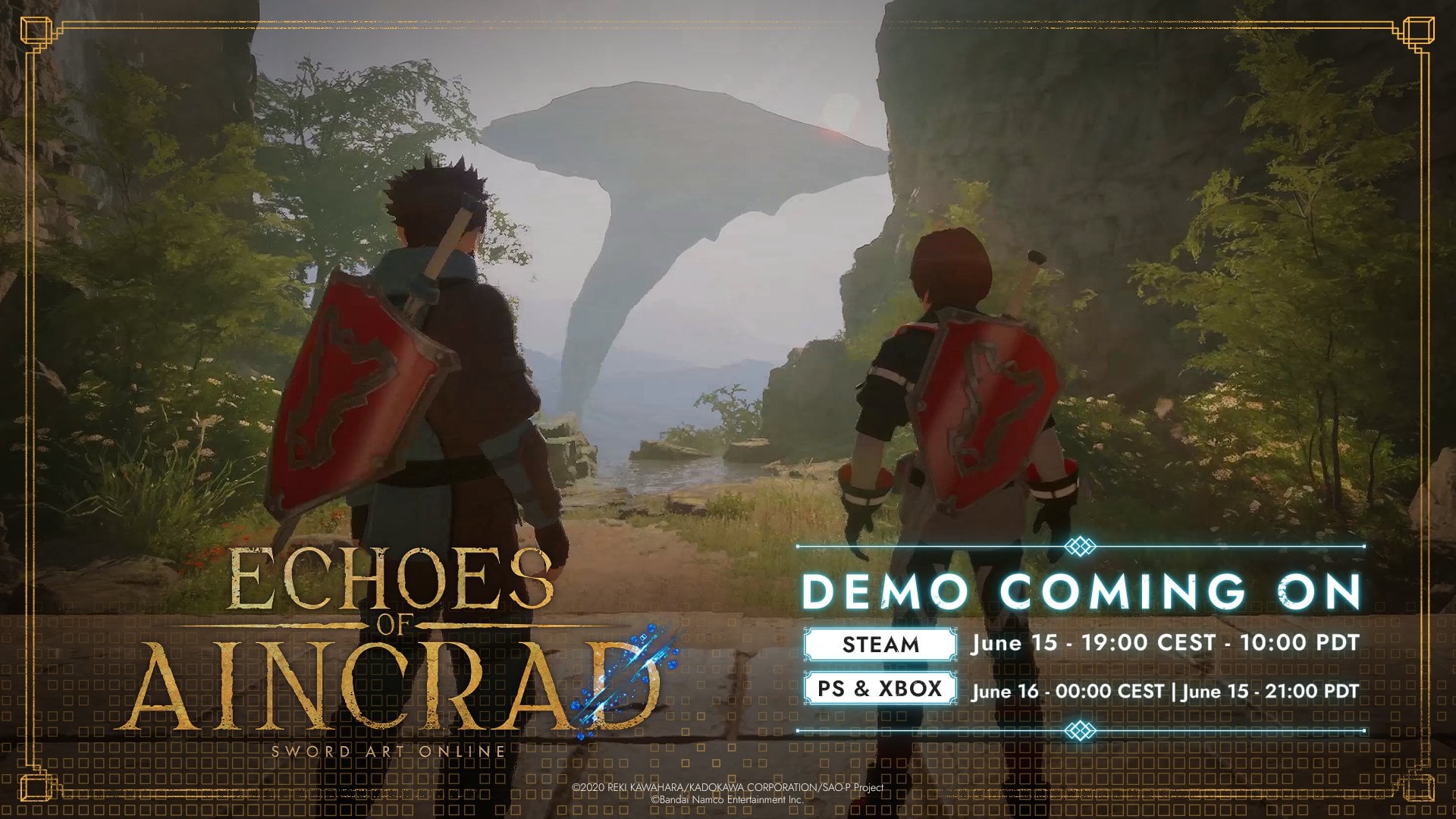 Demo de Echoes of Aincrad: Sword Art Online será lançada em 15 de junho para PC, 16 de junho para PS5 e Xbox Series