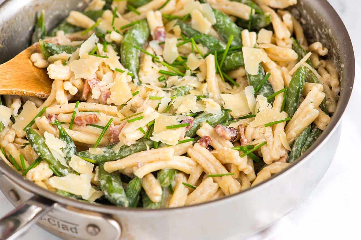 Receita de macarrão com iogurte grego