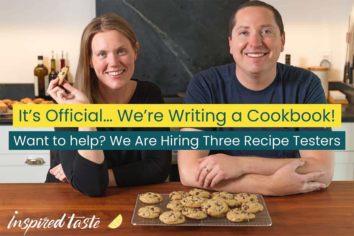 Estamos escrevendo um livro de receitas! Quer ajudar? Estamos contratando testadores de receitas
