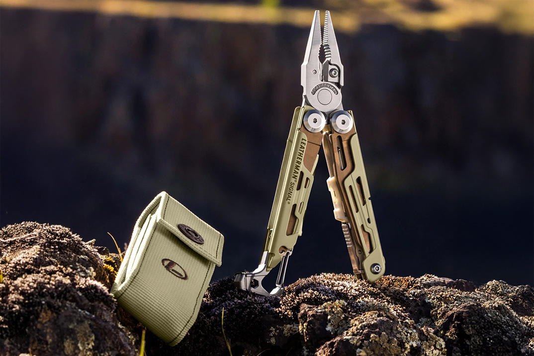 Leatherman dá à sua multiferramenta de sobrevivência uma reforma que brilha no escuro no deserto
