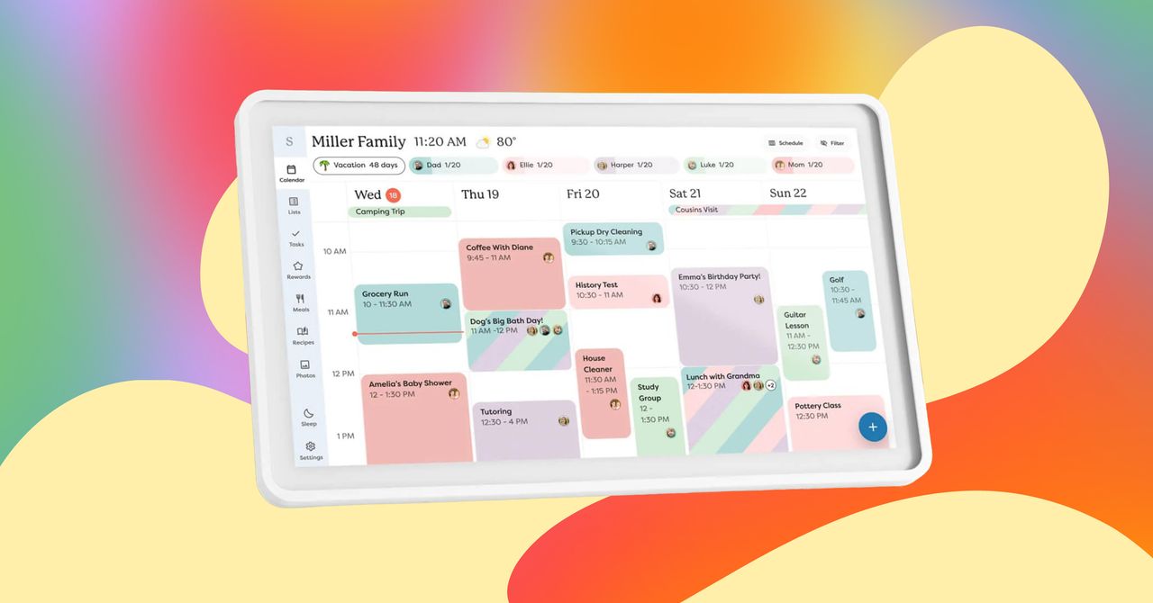 O calendário Skylight é um dos meus produtos favoritos à venda no primeiro dia