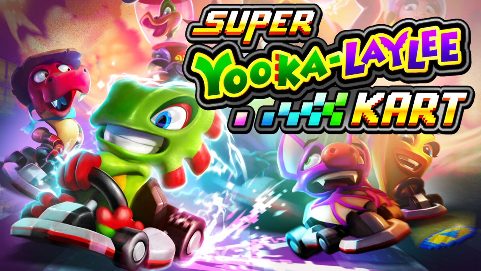 A página do Super Yooka-Laylee Kart aparece no SteamDB