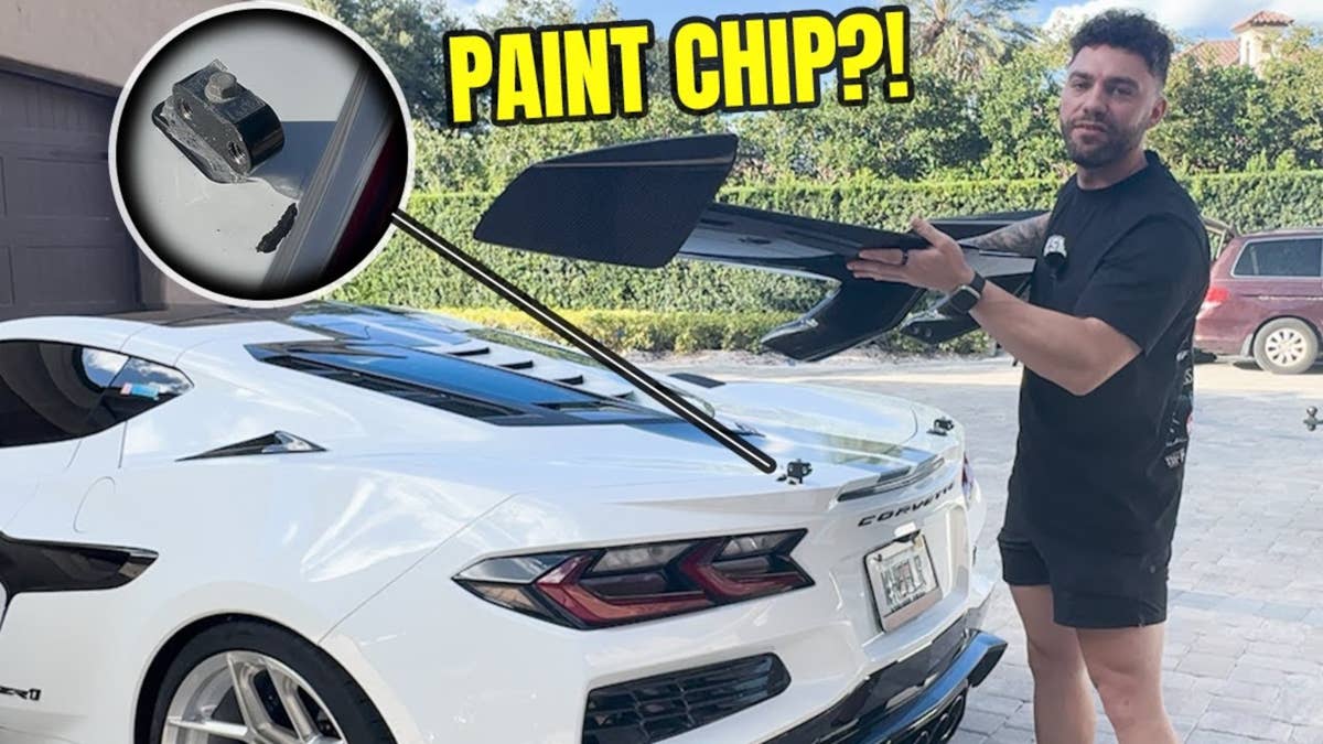 Proprietários do Corvette ZR1 estão descobrindo que o downforce tem um problema de pintura