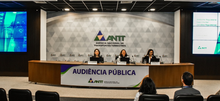 ANTT realiza Audiência Pública para aperfeiçoar regulamentação do Sandbox Regulatório nos transportes terrestres — Agência Nacional de Transportes Terrestres