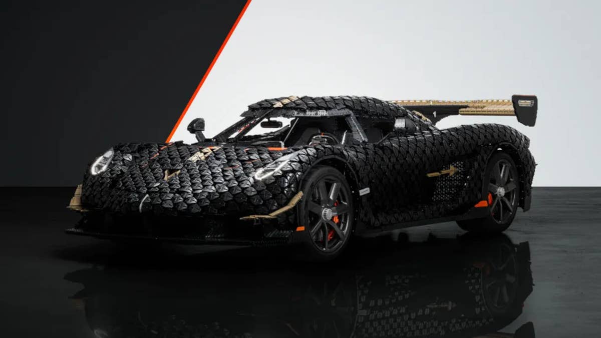 Este hipercarro Lego Koenigsegg em tamanho real pode atingir 69 MPH