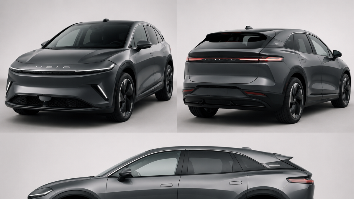 O rival Tesla Model Y de US $ 50.000 da Lucid está começando a tomar forma