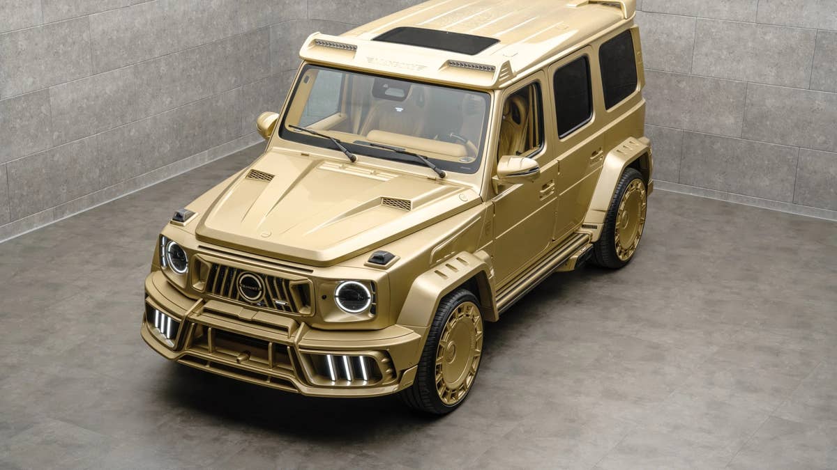 Mansory transformou o Mercedes G-Class em uma barra de ouro rolante