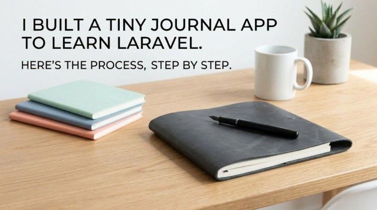 Eu criei um aplicativo Tiny Journal para aprender Laravel. Aqui está o processo, passo a passo.