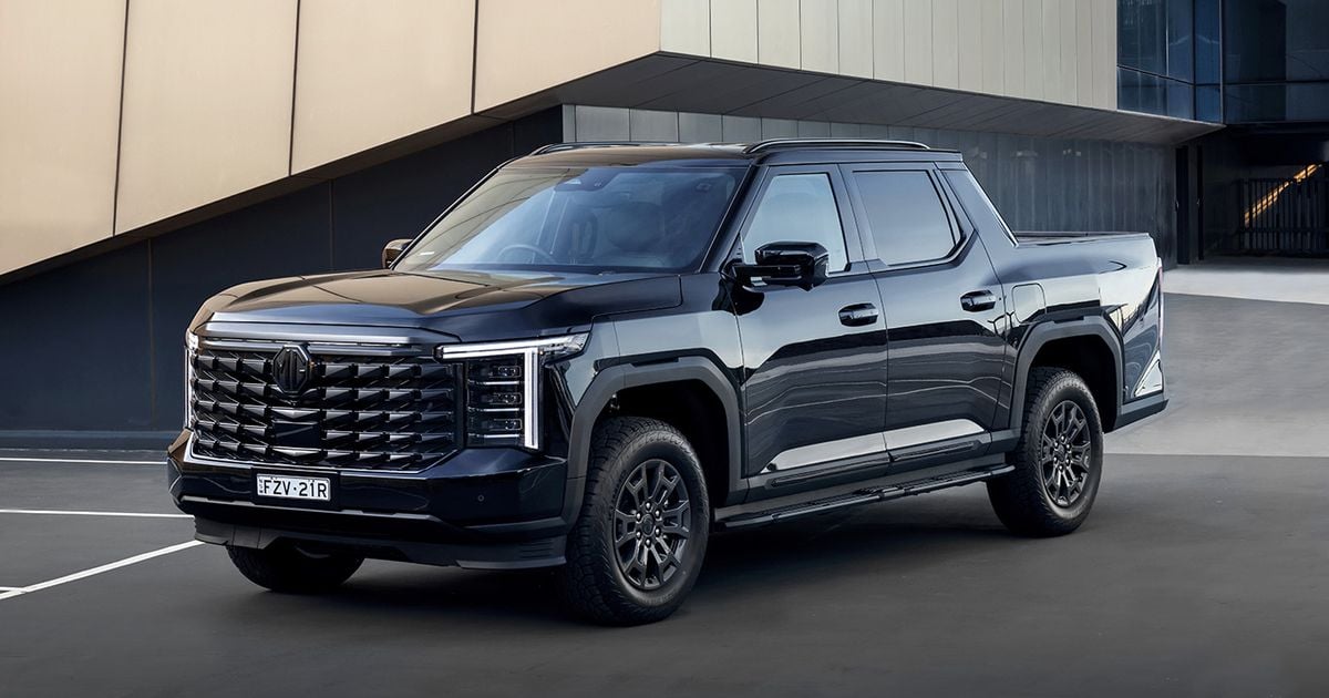 Preços 2026 MG U9 Black Edition: especial sinistro junta-se à programação ute