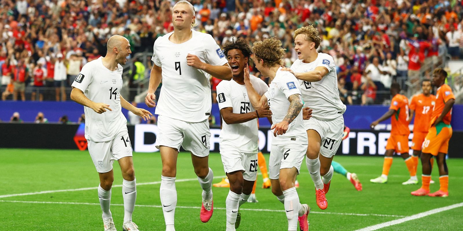 Haaland decide, Noruega vence Costa do Marfim e vai pegar o Brasil