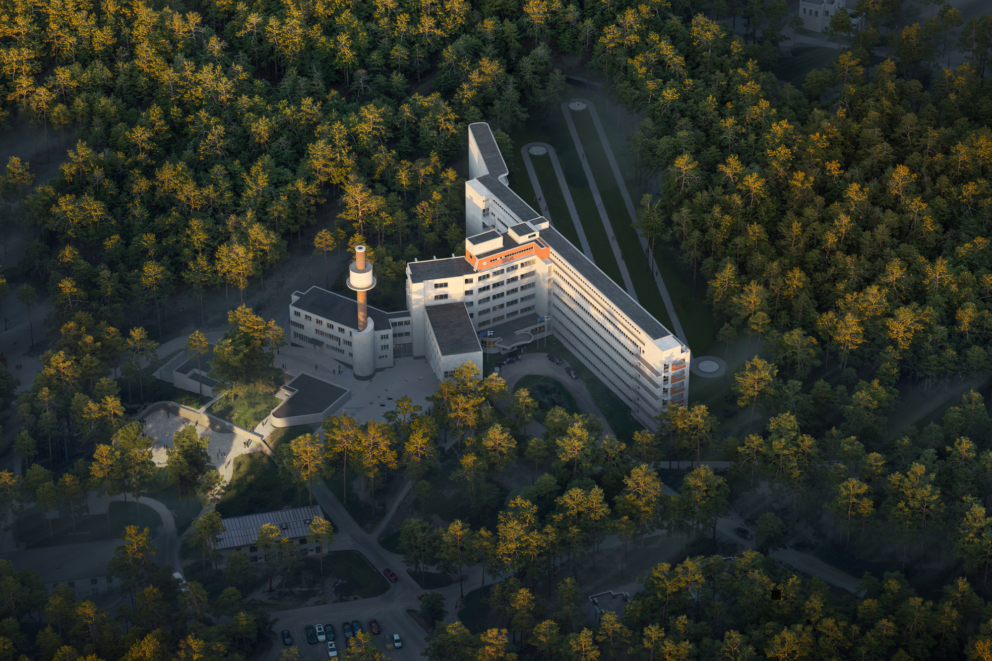 Snøhetta reimagina o Sanatório Paimio de Aino e Alvar Aalto como um destino cultural e de bem-estar