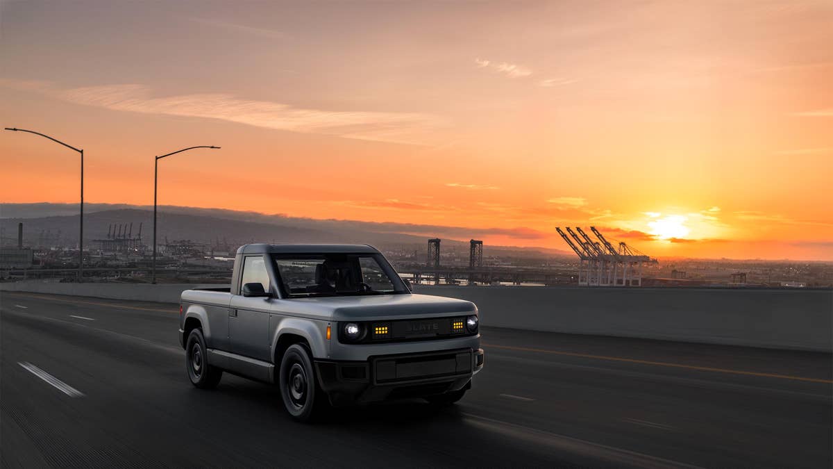 A picape Bare-Bones EV da Slate começa em US$ 24.950 com 205 milhas de alcance