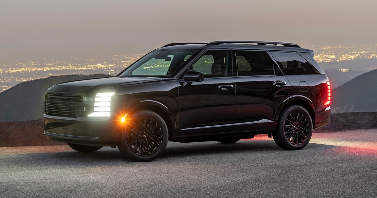 2026 Hyundai Palisade Calligraphy Black Ink: SUV escurecido com preço para a Austrália