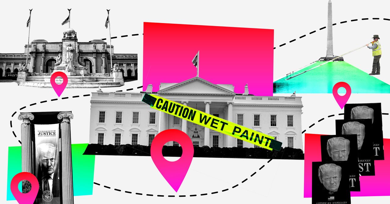 Uma visita guiada à renovada Washington, DC de Donald Trump