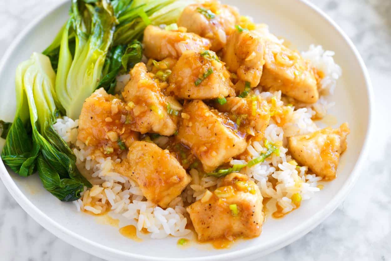 Receita fácil de frango com mel e alho