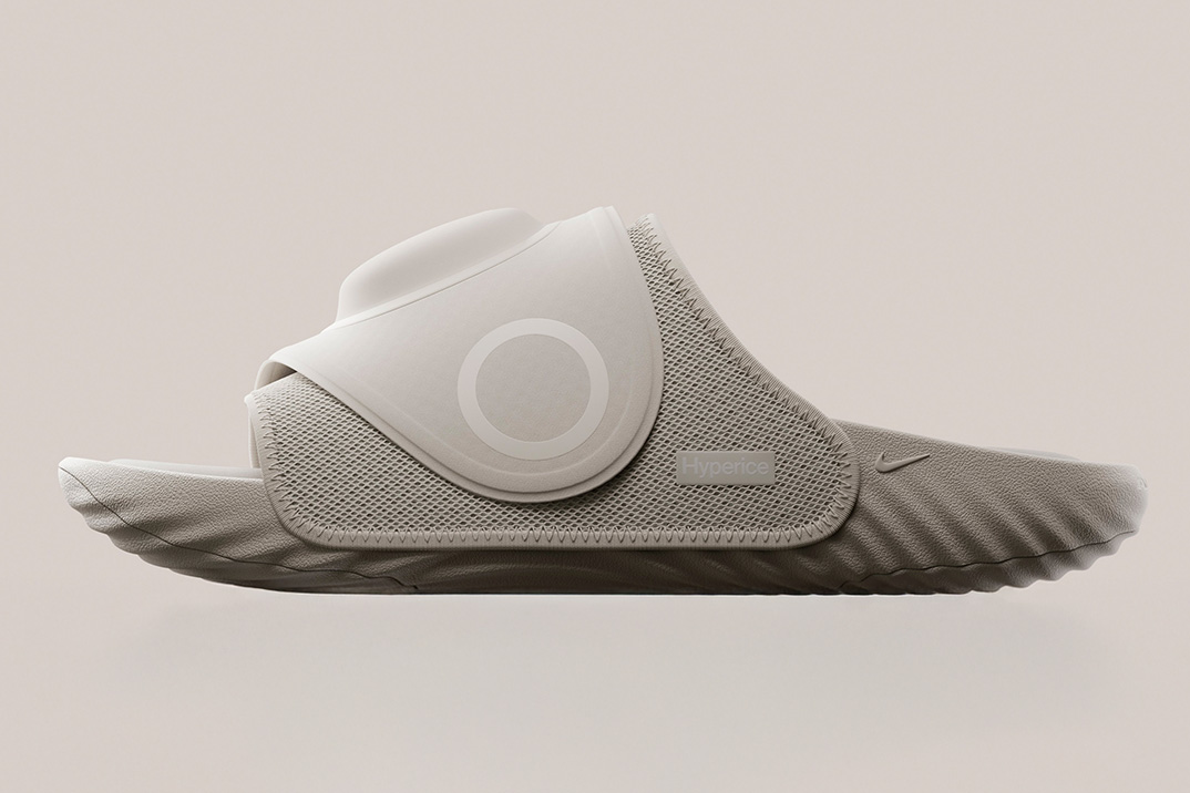 Nike embalou massagem de calor e vibração no slide de recuperação definitivo