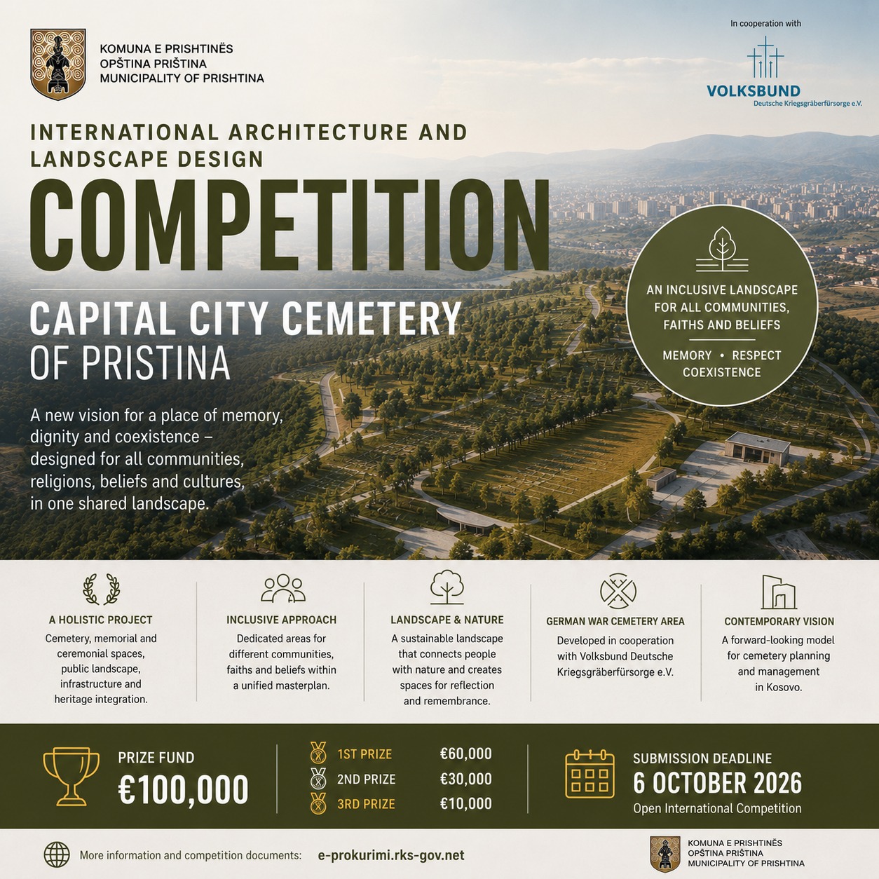 Concurso de Design para o Cemitério da Cidade de Prishtina