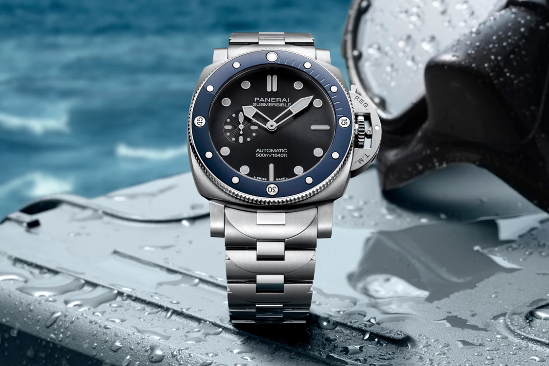Panerai finalmente coloca seu submersível exclusivo em uma pulseira de aço