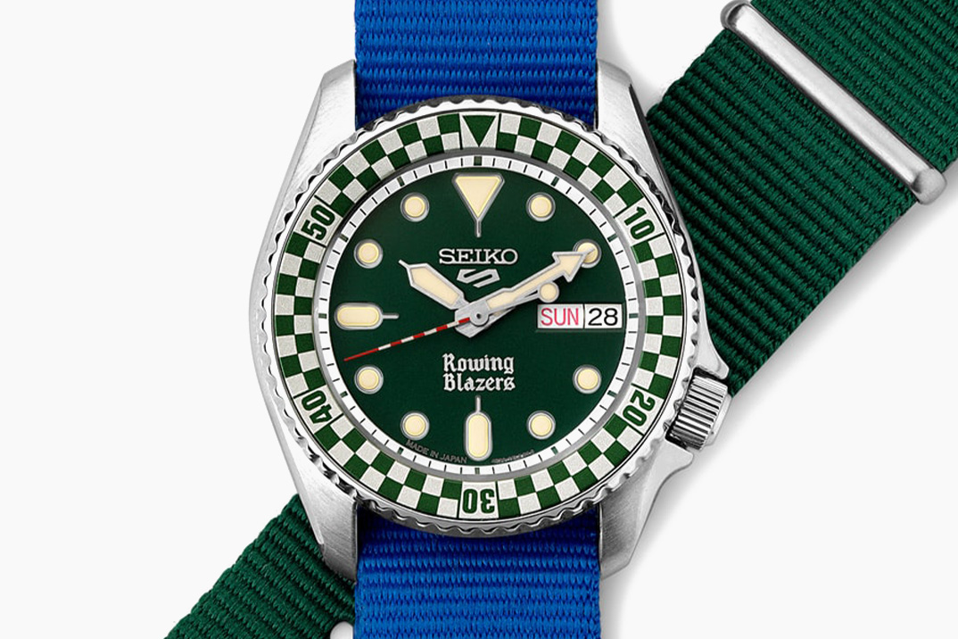 Seiko e Rowing Blazers trazem de volta seu amado Checkerboard Rally Diver para o verão