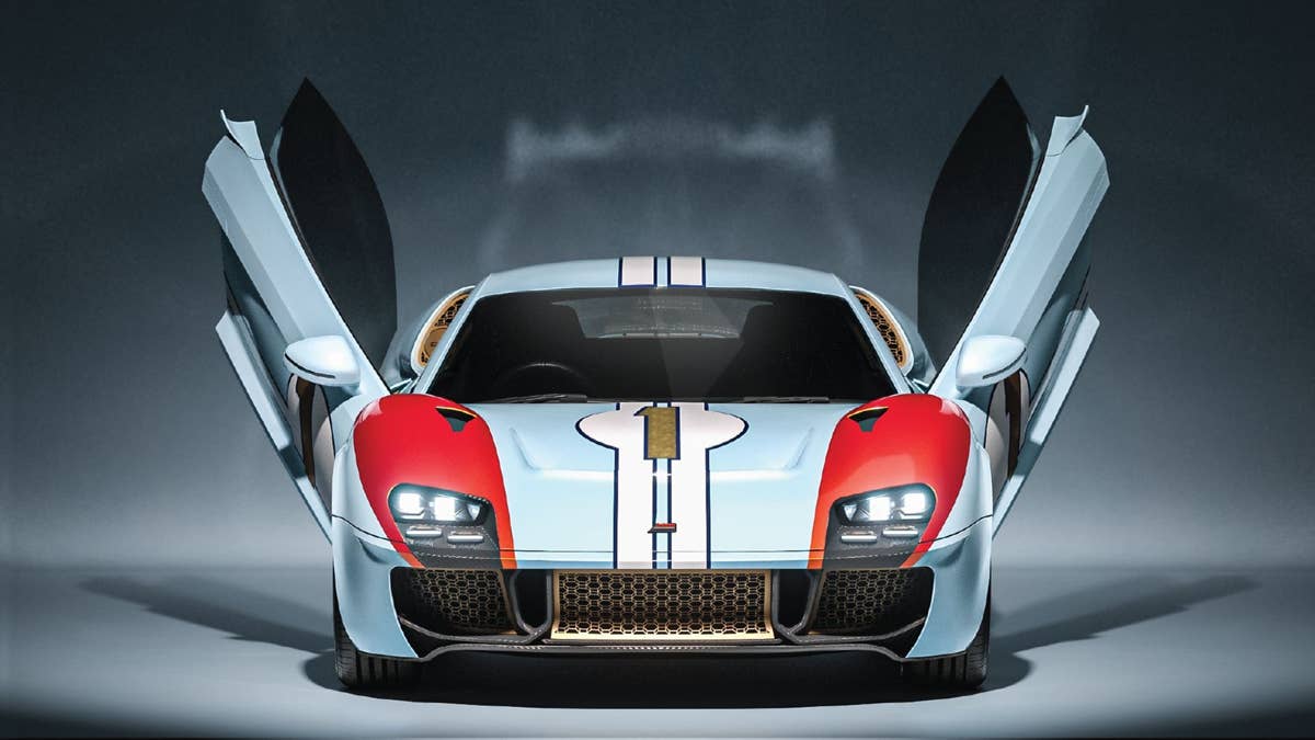 Este supercarro inspirado no GT40 de 800 HP pode atingir 205 MPH com potência V10