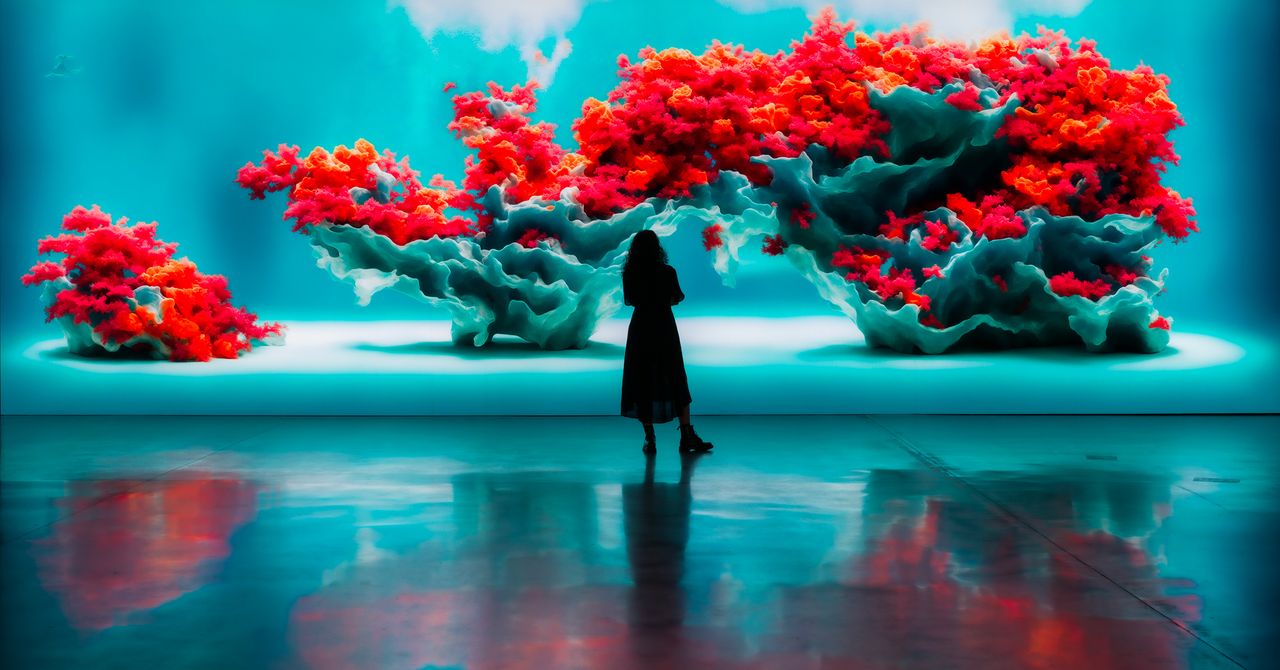 Uma nova galeria experiencial pode mudar sua opinião sobre a arte da IA