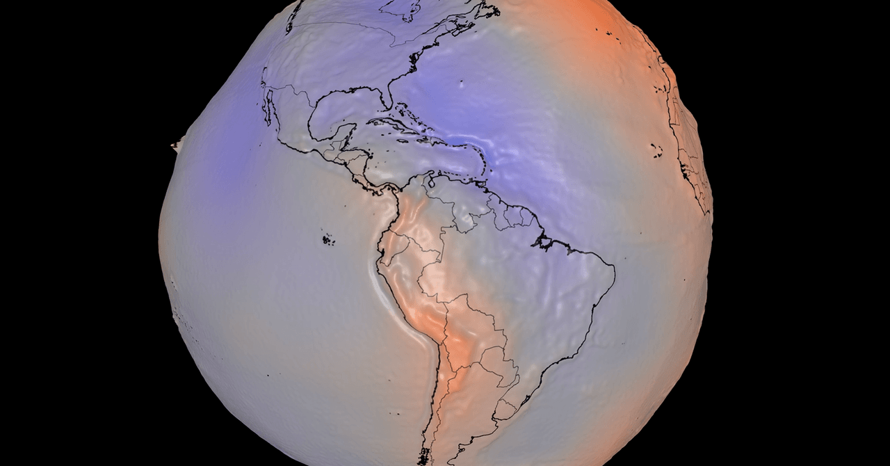 O novo modelo 3D da NASA mostra que a Terra é uma bagunça irregular
