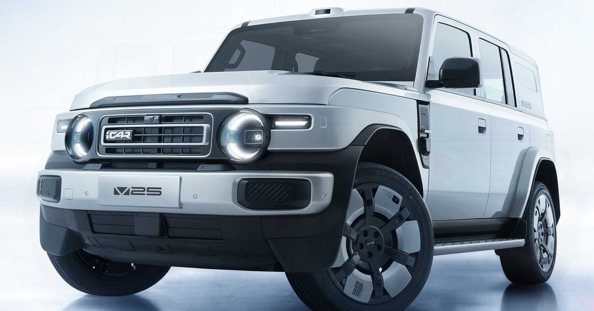 2027 iCaur V25: SUV chinês parece um G-Wagen, mas é do tamanho de um Toyota RAV4