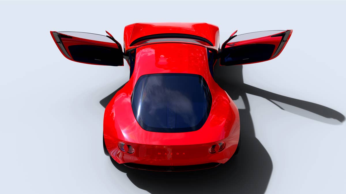O novo MX-5 da Mazda pode ter portas borboleta